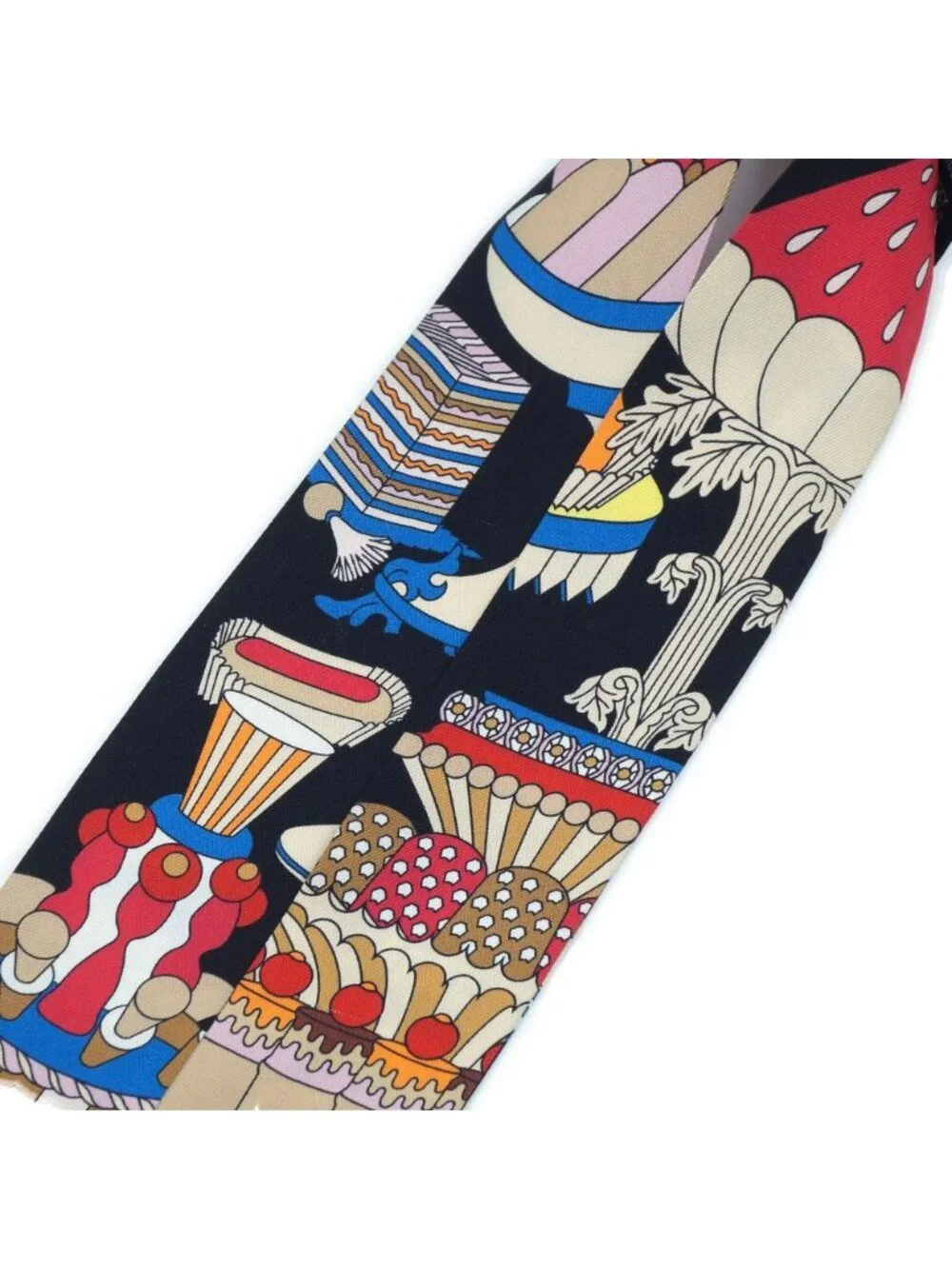 Hermes Twill la Patisserie Charm Scarf 100% Silk